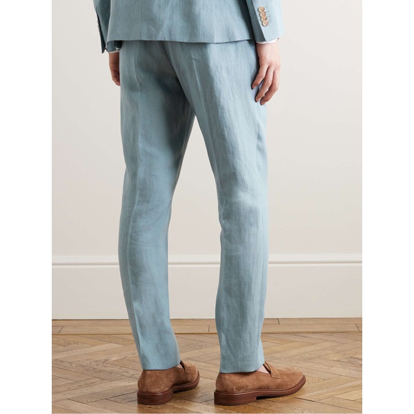  폴스미스 PAUL SMITH Tapered Linen Suit Trousers 1647597335234917