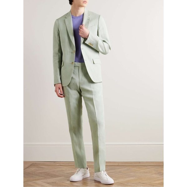  폴스미스 PAUL SMITH Tapered Linen Suit Trousers 1647597335235071