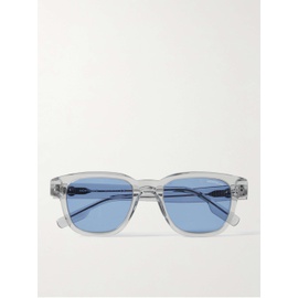 몽블랑 Square-Frame Acetate and Silver-Tone Sunglasses 27086482323580571