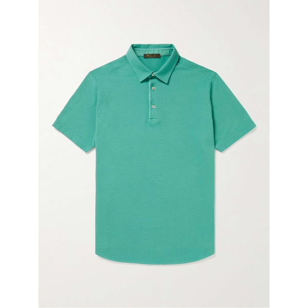  로로 피아나 LORO PIANA Cotton-Pique Polo Shirt 29419655932086221