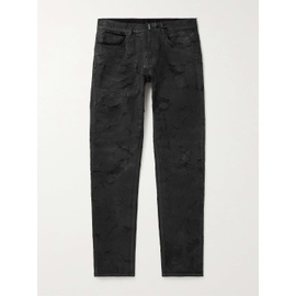 지방시 GIVENCHY Slim-Fit Distressed Coated Jeans 30629810020329940