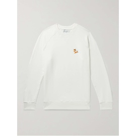 MAISON KITSUNEE Chillax Fox Slim-Fit Logo-Appliqued Cotton-Jersey Sweatshirt 31840166392118894