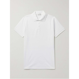 생로랑 SAINT LAURENT Slim-Fit Logo-Embroidered Cotton-Pique Polo Shirt 33258524071930954