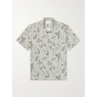 MR P. Convertible-Collar Printed Organic Cotton Shirt 33258524072124817