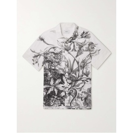 에르뎀 ERDEM Convertible-Collar Printed Cotton-Poplin Shirt 34344356236637550