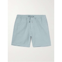 MR P. Cotton and Linen-Blend Twill Drawstring Shorts 36594538429982669
