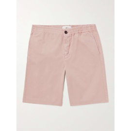 MR P. Dock Straight-Leg Garment-Dyed Organic Cotton-Twill Elasticated Shorts 36594538429982680