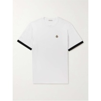 몽클레어 MONCLER Logo-Appliqued Cotton-Jersey T-Shirt 38063312417986554