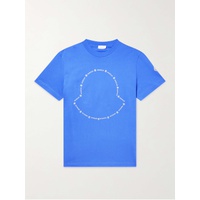몽클레어 MONCLER Logo-Appliqued Printed Cotton-Jersey T-Shirt 38063312418171511
