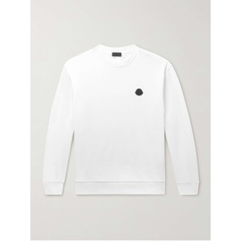 몽클레어 MONCLER Logo-Appliqued Cotton-Jersey Sweatshirt 38063312418171534