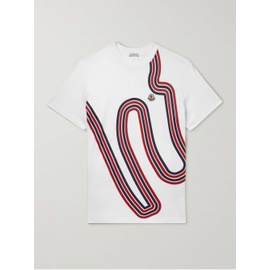 몽클레어 MONCLER Logo-Appliqued Printed Cotton-Jersey T-Shirt 38063312418171546