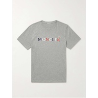 몽클레어 MONCLER Logo-Print Cotton-Jersey T-shirt 38063312418171563
