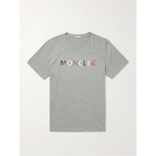 몽클레어 몽클레어 MONCLER Logo-Print Cotton-Jersey T-shirt 38063312418171563