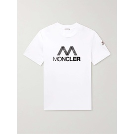 몽클레어 MONCLER Logo-Print Cotton-Jersey T-Shirt 38063312418171573
