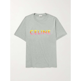 CELINE HOMME Oversized Logo-Print Cotton-Jersey T-Shirt 38063312418310387