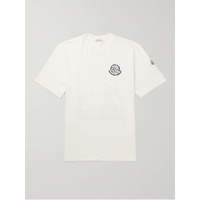 몽클레어 MONCLER Logo-Appliqued Printed Cotton-Jersey T-Shirt 38063312418859722