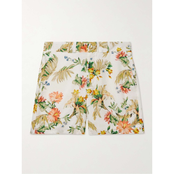  에르뎀 ERDEM Lucas Straight-Leg Floral-Print Linen Bermuda Shorts 38063312419215377