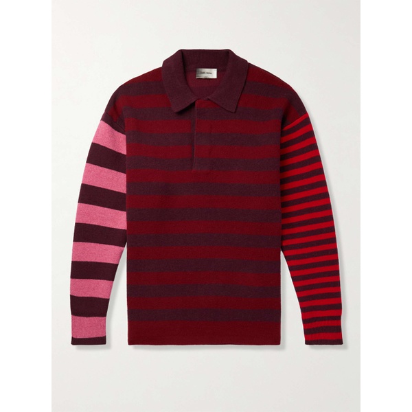 이자벨마랑 이자벨마랑 ISABEL MARANT Lirio Striped Merino Wool-Blend Polo Sweater 38063312419605908
