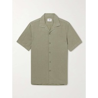NN07 Miyagi Camp-Collar TENCEL Lyocell and Linen-Blend Shirt 38063312420325566