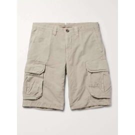 INCOTEX Washed Cotton and Linen-Blend Cargo Shorts 4068790126393319