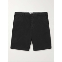 MR P. Straight-Leg Garment-Dyed Cotton-Twill Bermuda Shorts 42247633208623217