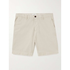 MR P. Straight-Leg Garment-Dyed Cotton-Twill Bermuda Shorts 42247633208623248