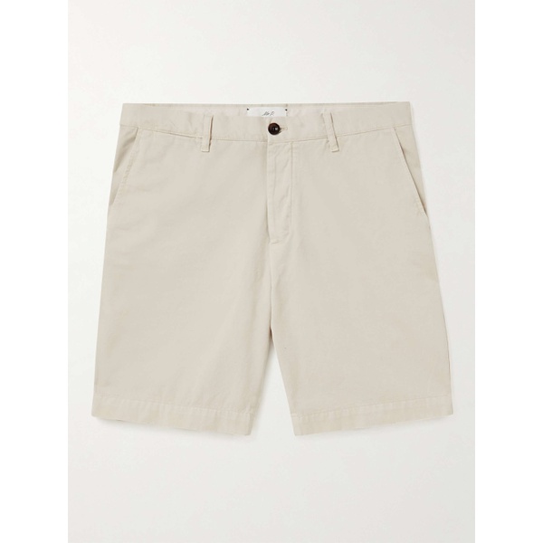  MR P. Straight-Leg Garment-Dyed Cotton-Twill Bermuda Shorts 42247633208623248