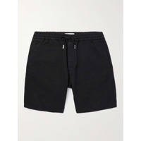MR P. Straight-Leg Cotton and Linen-Blend Twill Drawstring Shorts 42247633208623259