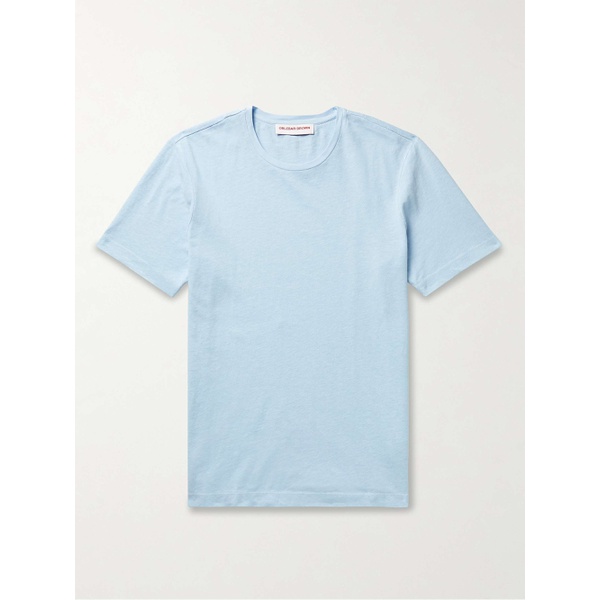  ORLEBAR BROWN Nicolas Cotton and Linen-Blend Jersey T-Shirt 42247633208961885