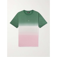 아페쎄 A.P.C. Marius Logo-Print Dip-Dyed Cotton-Jersey T-Shirt 43769801095047264