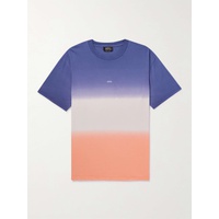 아페쎄 A.P.C. Marius Logo-Print Tie-Dyed Cotton-Jersey T-Shirt 43769801095047305