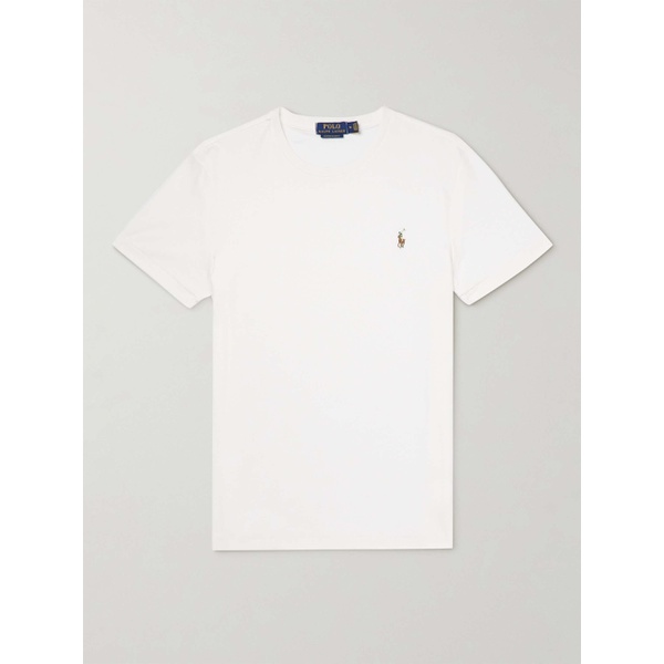 폴로랄프로렌 폴로 랄프 로렌 POLO RALPH LAUREN Logo-Embroidered Cotton-Jersey T-Shirt 43769801095822056