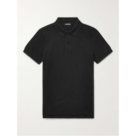 톰포드 TOM FORD Garment-Dyed Cotton-Pique Polo Shirt 43769801095917768