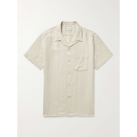 OLIVER SPENCER Havana Camp-Collar Linen and Cotton-Blend Shirt 43769801096510800