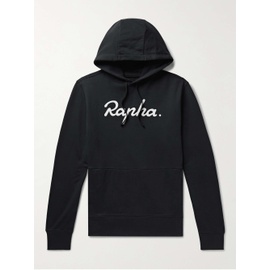 RAPHA Logo-Embroidered Cotton-Jersey Hoodie 43769801096692336