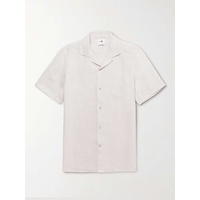 NN07 Miyagi Camp-Collar Garment-Dyed Linen Shirt 43769801096741871