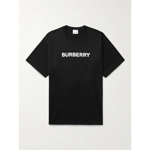 버버리 버버리 BURBERRY Oversized Logo-Print Cotton-Jersey T-Shirt 43769801097461858