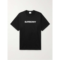 버버리 BURBERRY Oversized Logo-Print Cotton-Jersey T-Shirt 43769801097461858