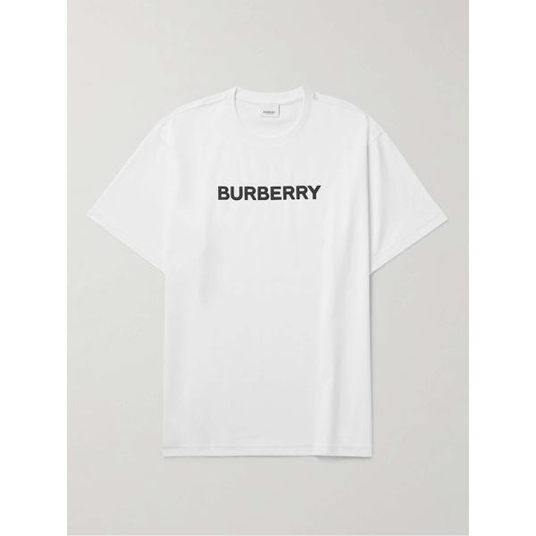 버버리 버버리 BURBERRY Logo-Print Cotton-Jersey T-Shirt 43769801097461860