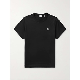버버리 BURBERRY Logo-Embroidered Cotton-Jersey T-Shirt 43769801098389112