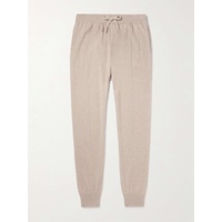 MR P. Tapered Pintucked Wool and Cashmere-Blend Sweatpants 45666037504687792