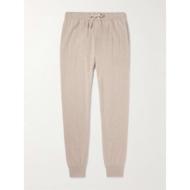 MR P. Tapered Pintucked Wool and Cashmere-Blend Sweatpants 45666037504687792