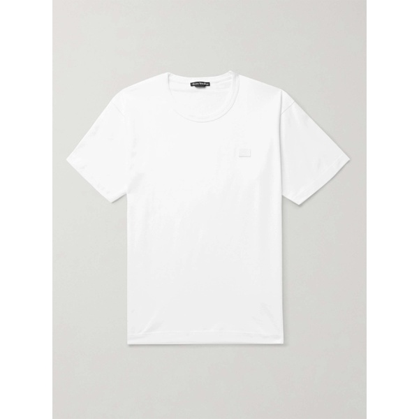 아크네스튜디오 아크네 스튜디오 ACNE STUDIOS Nash Logo-Appliqued Cotton-Jersey T-Shirt 665933304493045