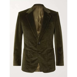 KINGSMAN Slim-Fit Cotton-Blend Corduroy Suit Jacket 9679066508465476