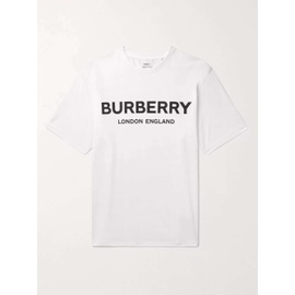 버버리 BURBERRY Logo-Print Cotton-Jersey T-Shirt 9679066509125481