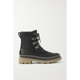 SOREL Black Lennox Street leather ankle boots 790660878