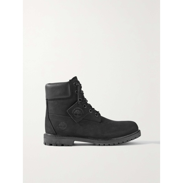  TIMBERLAND Premium leather-trimmed nubuck ankle boots 790697531