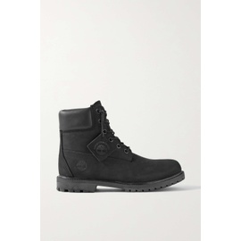 TIMB이알엘 ERLAND Premium leather-trimmed nubuck ankle boots | NET-A-PORTER 790697531