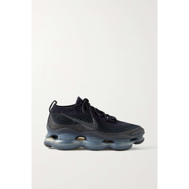 NIKE Air Max Scorpion suede-trimmed stretch-knit sneakers | NET-A-PORTER 790706502