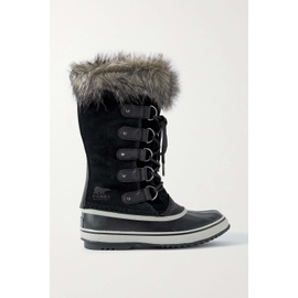 SOREL Joan of Arctic faux fur-trimmed waterproof suede and rubber boots | NET-A-PORTER US 790705126